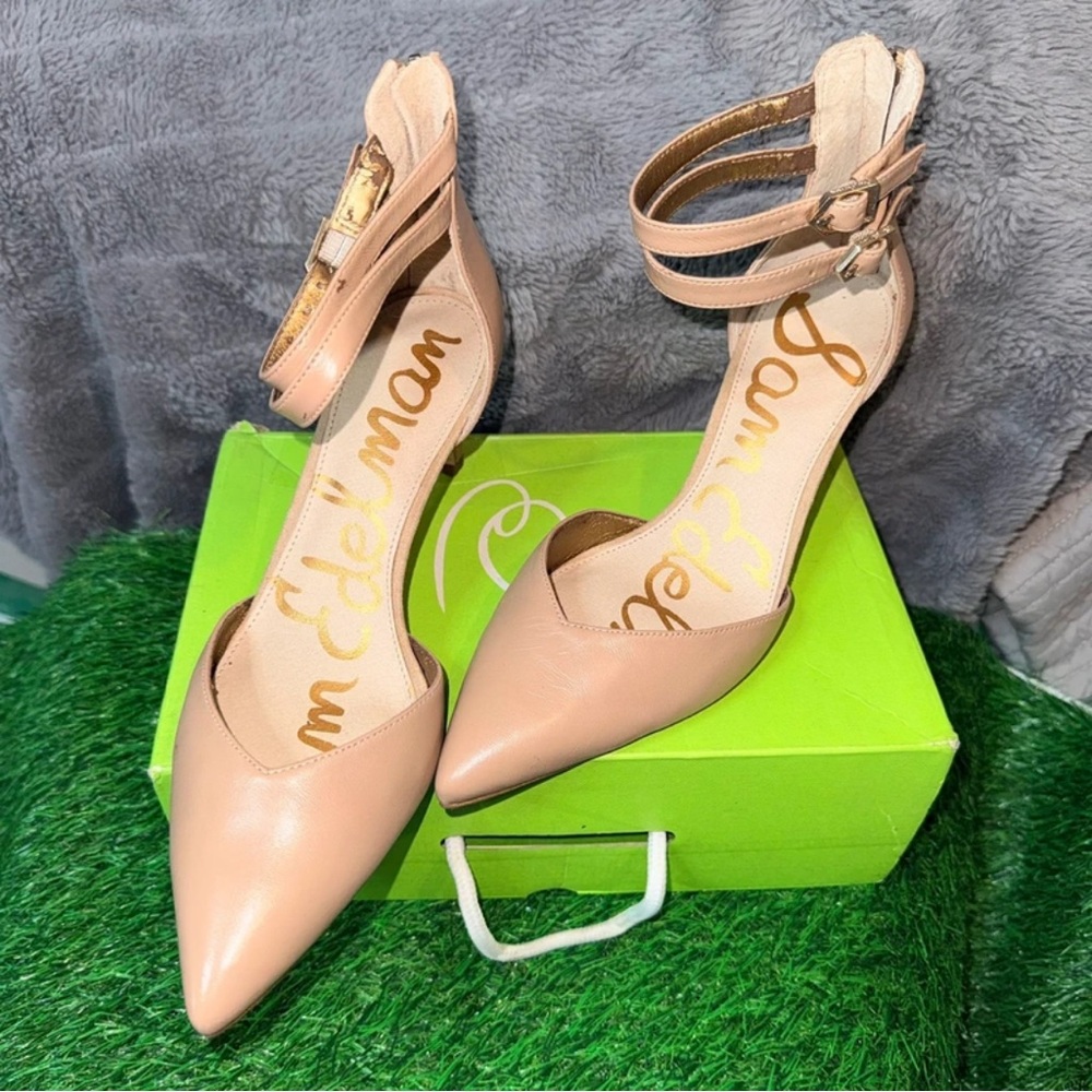 Sam Edelman Blush Ankle Strap Heels